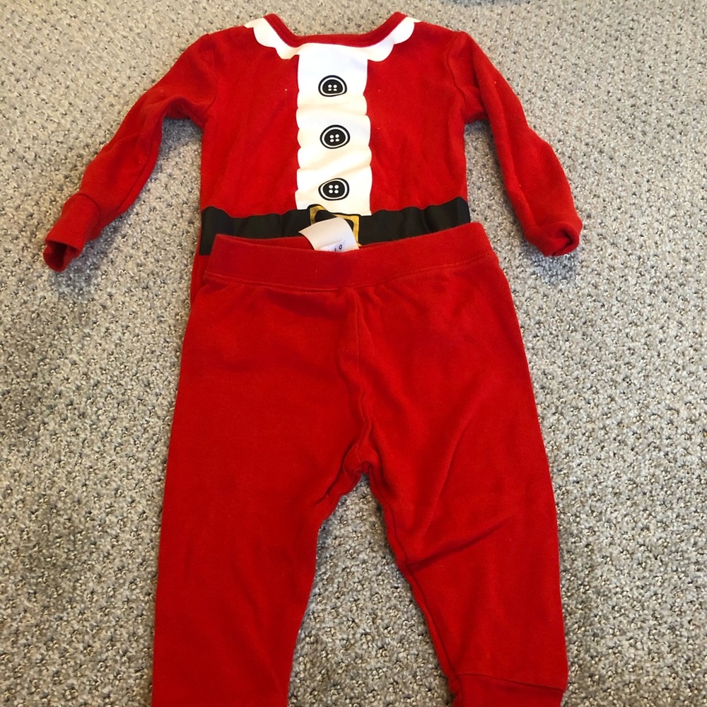 Santa suit Christmas pajamas 18 months.
